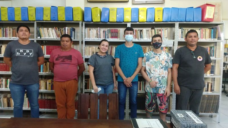 Visita de jovens do "Centro de Semiliberdade" acompanhados de servidores da FASEPA